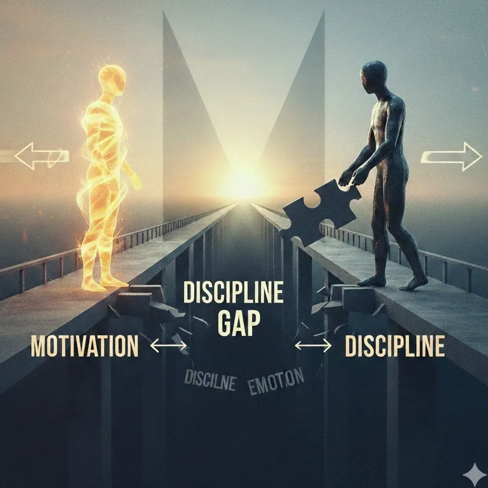 The Discipline Gap: Why Motivation Fails in January